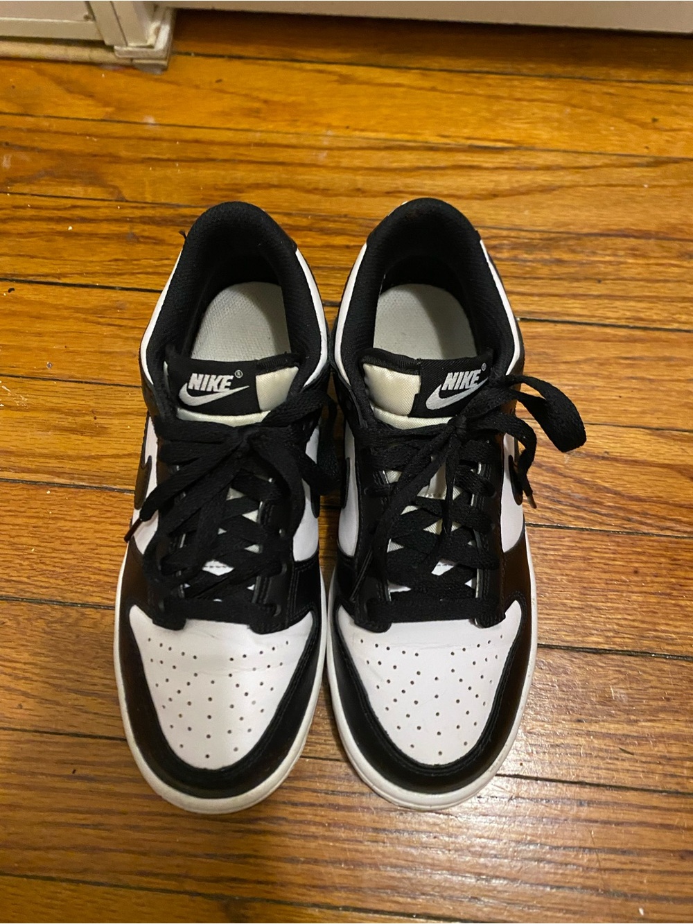 Nike Black and White Low-Top Sneakers